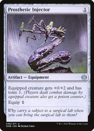 Prosthetic Injector ONE-239 Phyrexia: All Will Be One Magic card