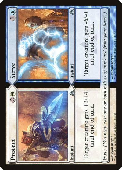 Protect // Serve DGM-131 Dragon's Maze Magic card