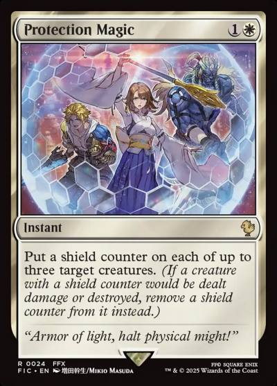 Protection Magic FIC-24 Final Fantasy Commander Magic card