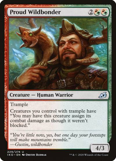 Proud Wildbonder 229 Ikoria: Lair of Behemoths Magic card