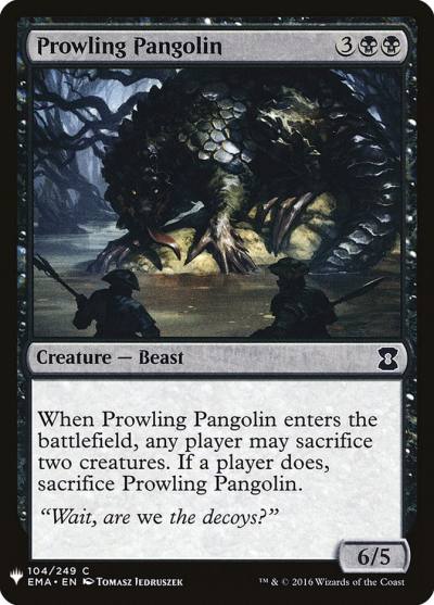 Prowling Pangolin PLST-EMA-104 The List Magic card