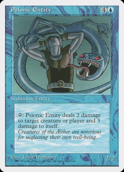Psionic Entity 4ED-95 Fourth Edition Magic card