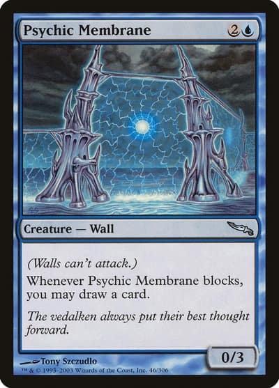 Psychic Membrane 46 Mirrodin Magic card