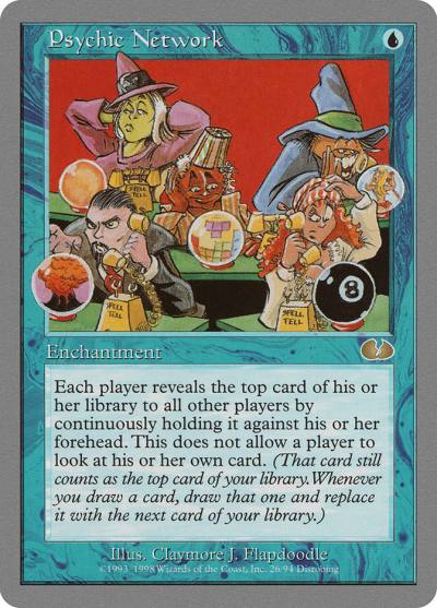 Psychic Network UGL-26 Unglued Magic card