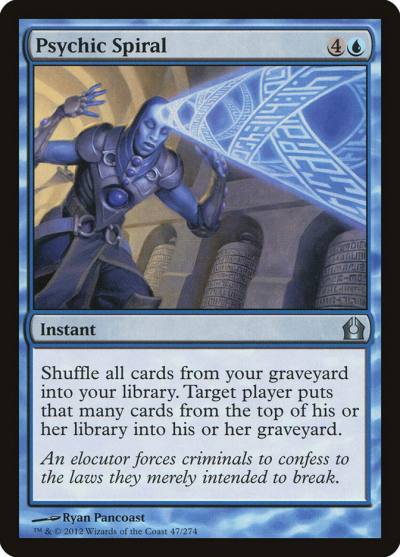 Psychic Spiral RTR-47 Return to Ravnica Magic card