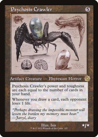 Psychosis Crawler BRR-107 The Brothers' War Retro Artifacts Magic card