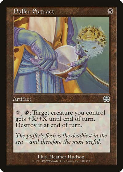 Puffer Extract MMQ-310 Mercadian Masques Magic card