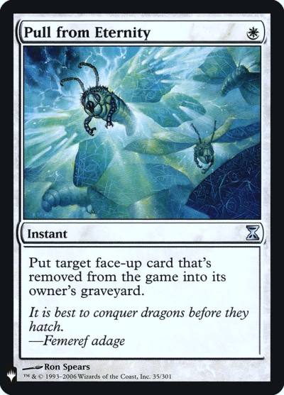 Pull from Eternity PLST-TSP-35 The List Magic card