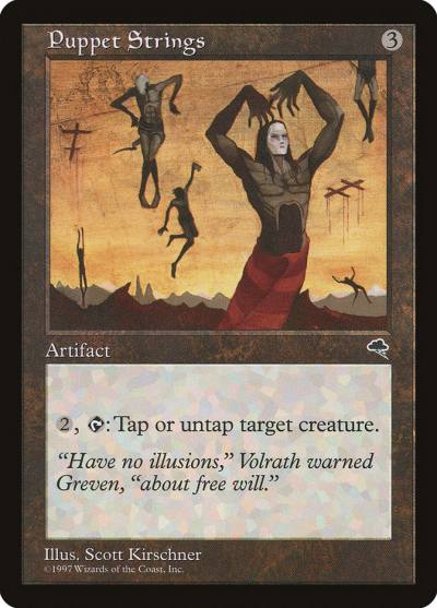 Puppet Strings TMP-304 Tempest Magic card