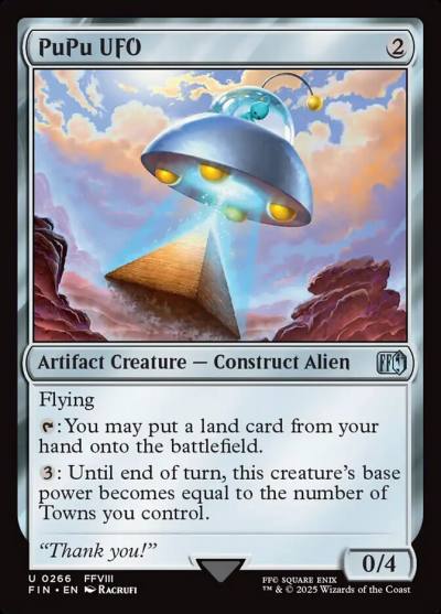 PuPu UFO FIN-266 Final Fantasy Magic card