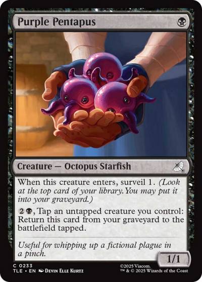 Purple Pentapus TLE-233 Avatar: The Last Airbender Eternal Magic card