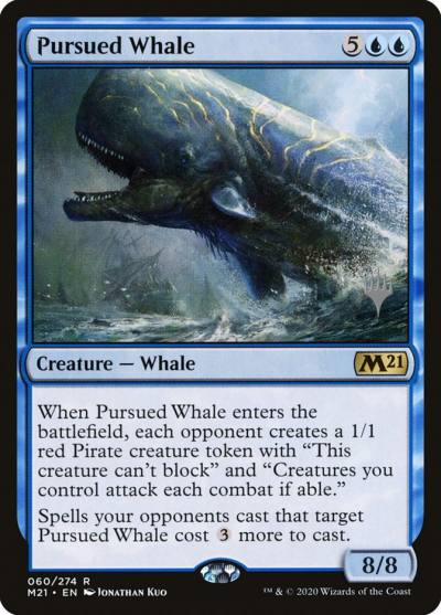 Pursued Whale PM21-60P Core Set 2021 Promos Magic card
