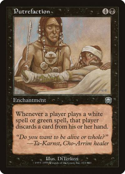 Putrefaction MMQ-153 Mercadian Masques Magic card