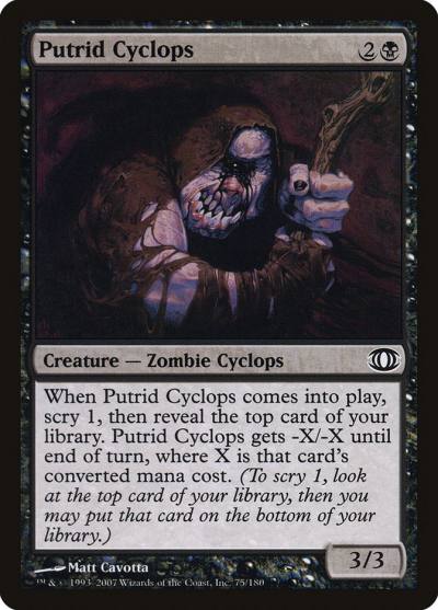 Putrid Cyclops 75 Future Sight Magic card
