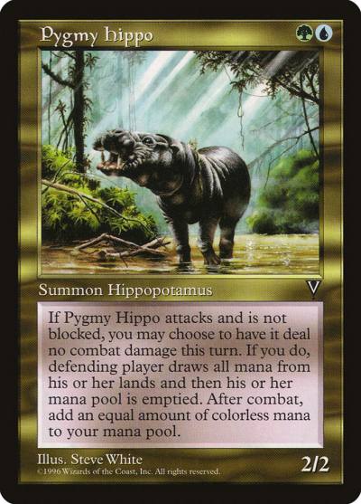 Pygmy Hippo VIS-133 Visions Magic card