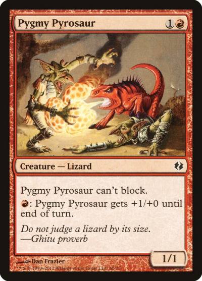 Pygmy Pyrosaur DDI-46 Duel Decks: Venser vs. Koth Magic card