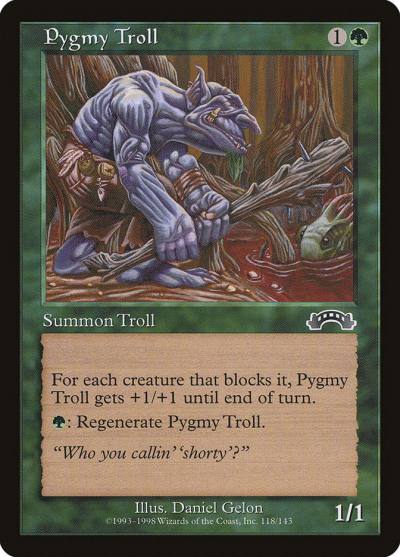 Pygmy Troll 118 Exodus Magic card