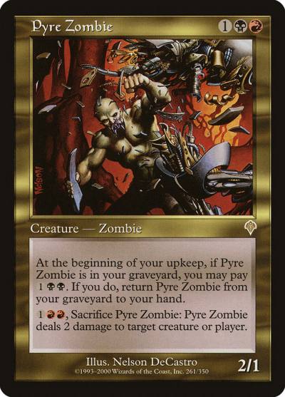Pyre Zombie INV-261 Invasion Magic card