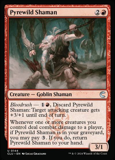 Pyrewild Shaman CLU-144 Ravnica: Clue Edition Magic card