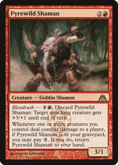 Pyrewild Shaman DGM-36 Dragon's Maze Magic card