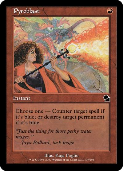 Pyroblast ME1-107 Masters Edition Magic card