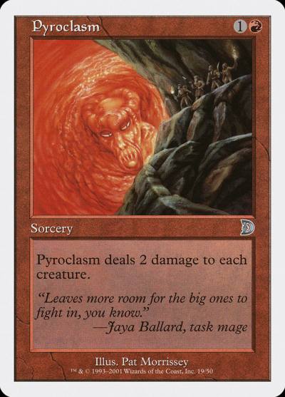 Pyroclasm DKM-19 Deckmasters Magic card