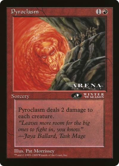 Pyroclasm OLEP-65 Oversized League Prizes Magic card
