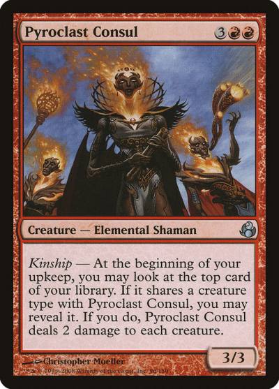 Pyroclast Consul 96 Morningtide Magic card