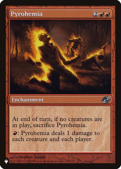 Pyrohemia PLST-PLC-119 The List Magic card