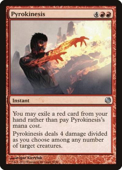 Pyrokinesis DDL-32 Duel Decks: Heroes vs. Monsters Magic card
