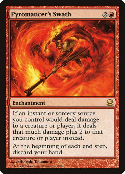 Pyromancer's Swath MMA-125 Modern Masters Magic card