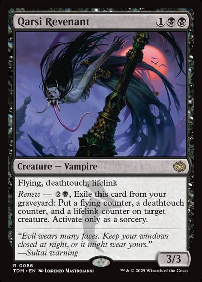 Qarsi Revenant TDM-86 Tarkir: Dragonstorm Magic card