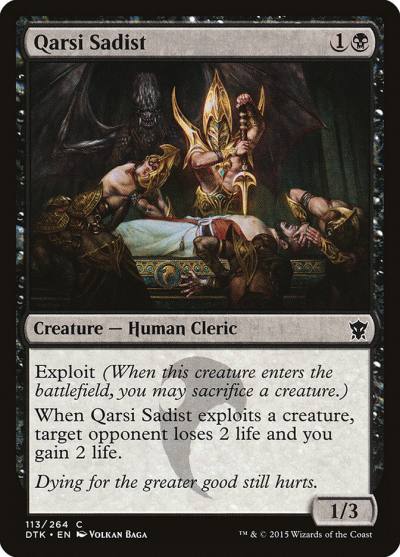 Qarsi Sadist 113 Dragons of Tarkir Magic card