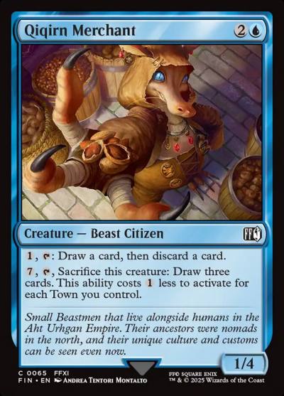 Qiqirn Merchant FIN-65 Final Fantasy Magic card