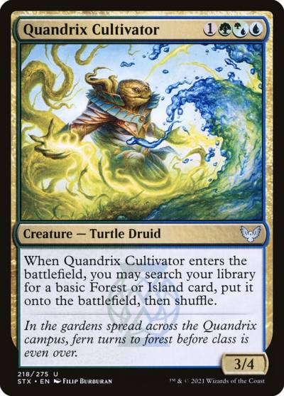 Quandrix Cultivator 218 Strixhaven: School of Mages Magic card