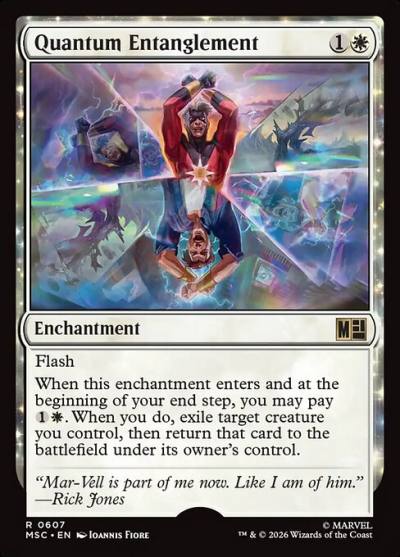 Quantum Entanglement MSC-607 Marvel Super Heroes Commander Magic card