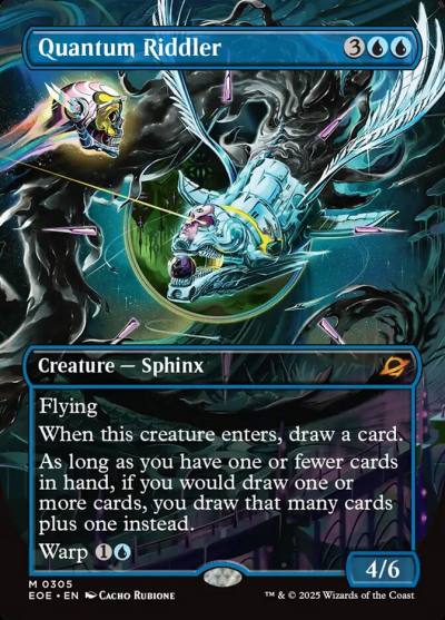 Quantum Riddler EOE-305 Edge of Eternities Magic card