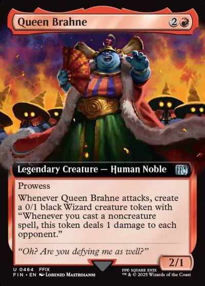 Queen Brahne FIN-464 Final Fantasy Magic card