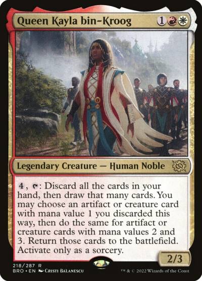Queen Kayla bin-Kroog BRO-218 The Brothers' War Magic card