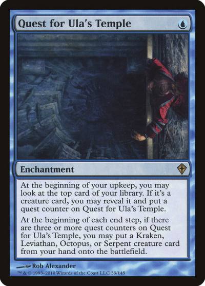 Quest for Ula's Temple WWK-35 Worldwake Magic card