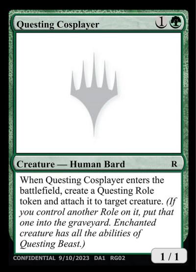 Questing Cosplayer UNK-RG02D Unknown Event Magic card