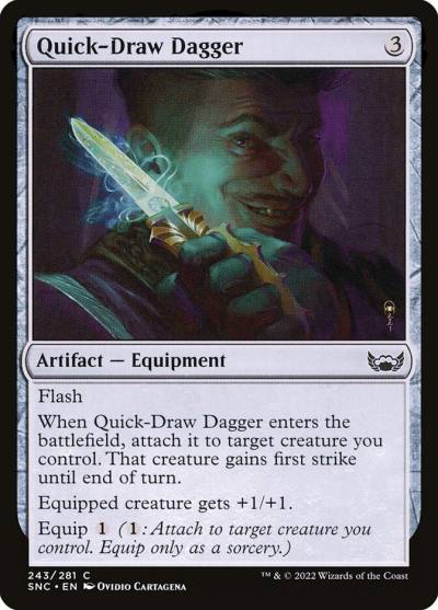 Quick-Draw Dagger SNC-243 Streets of New Capenna Magic card