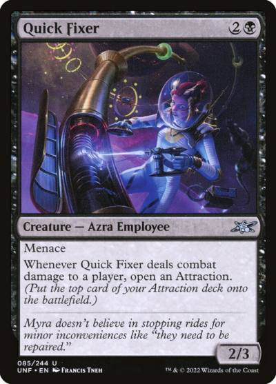 Quick Fixer UNF-85 Unfinity Magic card