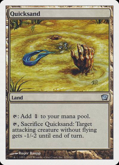 Quicksand 9ED-323 Ninth Edition Magic card