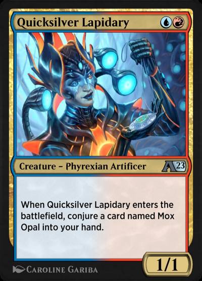 Quicksilver Lapidary YONE-26 Alchemy: Phyrexia Magic card