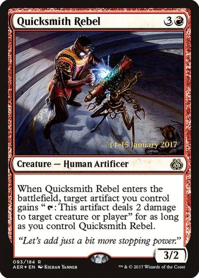 Quicksmith Rebel PAER-93S Aether Revolt Promos Magic card