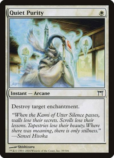 Quiet Purity CHK-39 Champions of Kamigawa Magic card