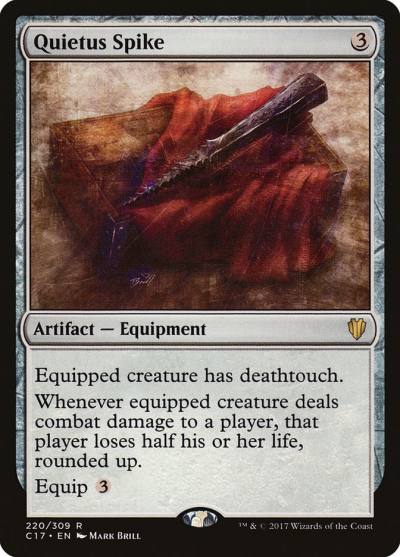 Quietus Spike C17-220 Commander 2017 Magic card