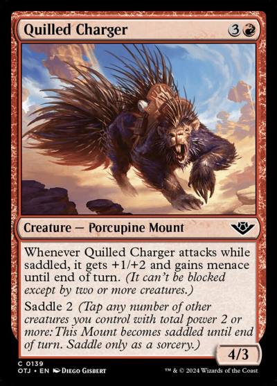 Quilled Charger OTJ-139 Outlaws of Thunder Junction Magic card
