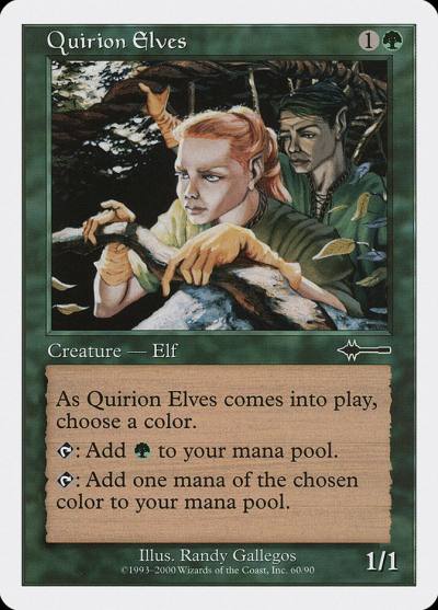 Quirion Elves BTD-60 Beatdown Box Set Magic card